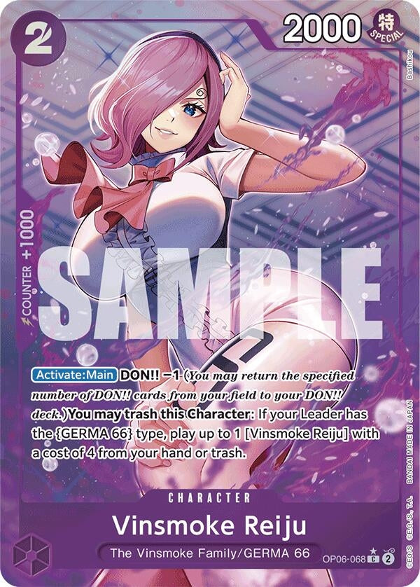 Vinsmoke Reiju (OP06-068) (Full Art) (6068) (PRB-01) - One Piece Card Game Single