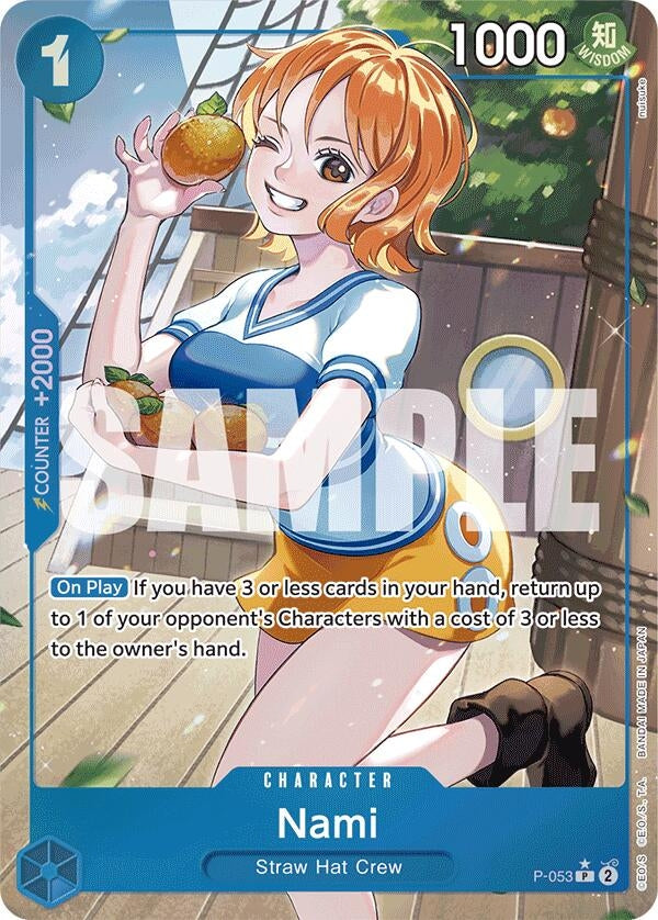 Nami (P-053) (Full Art) (53) (PRB-01) - One Piece Card Game Single