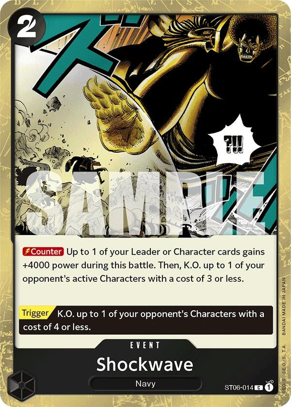 Shockwave (6014) (PRB-01) - One Piece Card Game Single