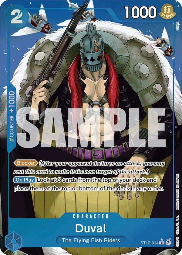 Duval (Full Art) (12014) (PRB-01) - One Piece Card Game Single