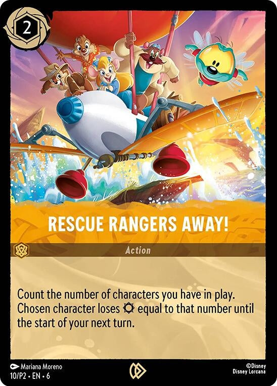Rescue Rangers Away! (10) (DLPC) - Disney Lorcana Single