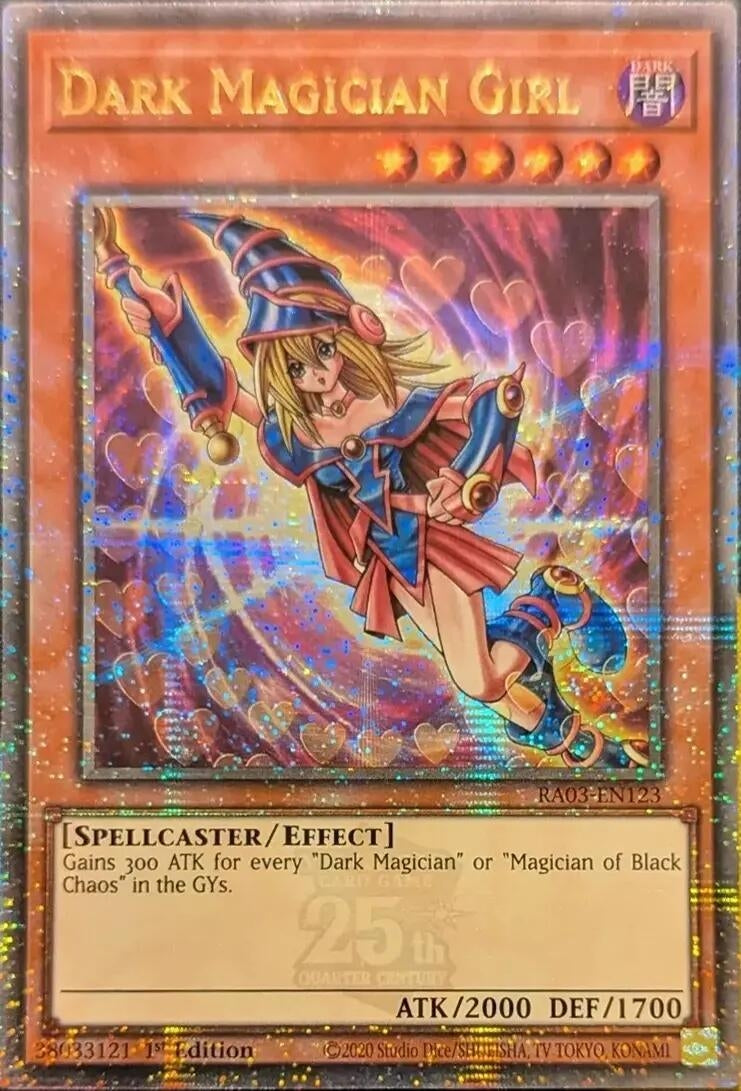 Dark Magician Girl (Quarter Century Secret Rare) (C) (3123) - YuGiOh Single