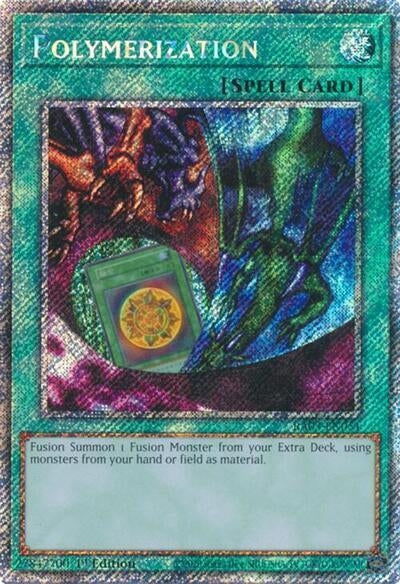 Polymerization (A) (Alternate Art) (Platinum Secret Rare) (3051) - YuGiOh Single