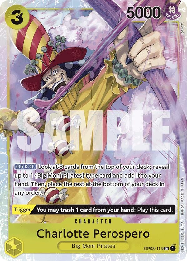 Charlotte Perospero (Reprint) (3113) (PRB-01) - One Piece Card Game Single