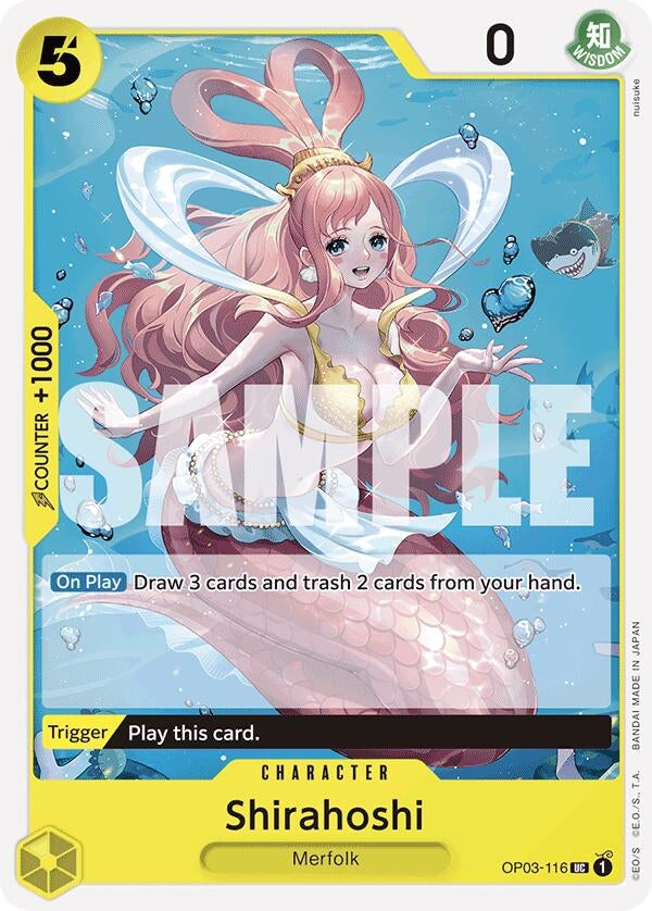 Shirahoshi (OP03-116) (Reprint) (3116) (PRB-01) - One Piece Card Game Single