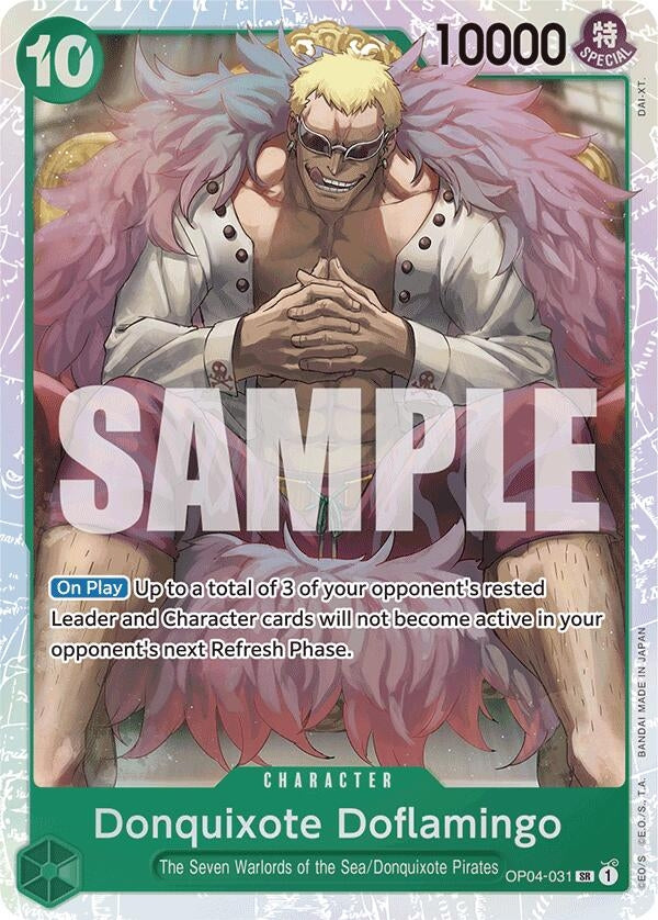 Donquixote Doflamingo (Reprint) (4031) (PRB-01) - One Piece Card Game Single
