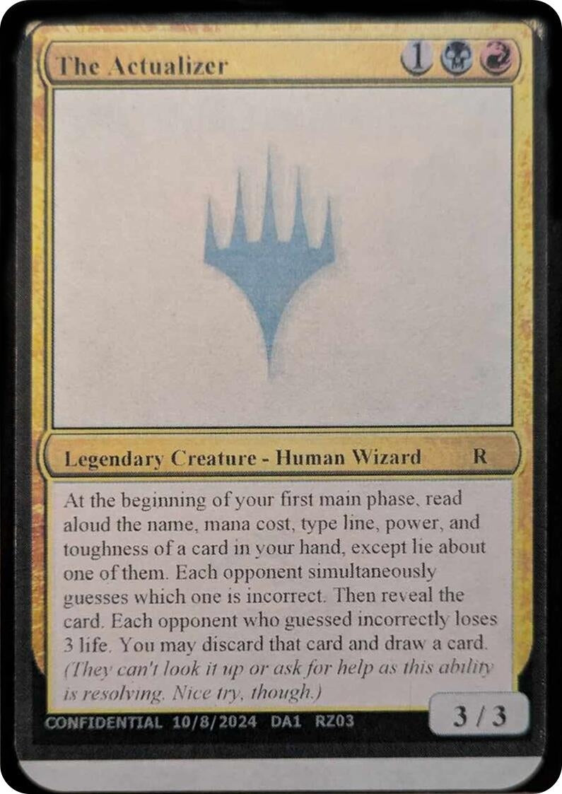 The Actualizer - MTG Single