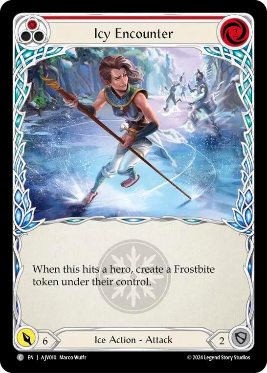 Icy Encounter (Red) (10) - Flesh and Blood TCG Single