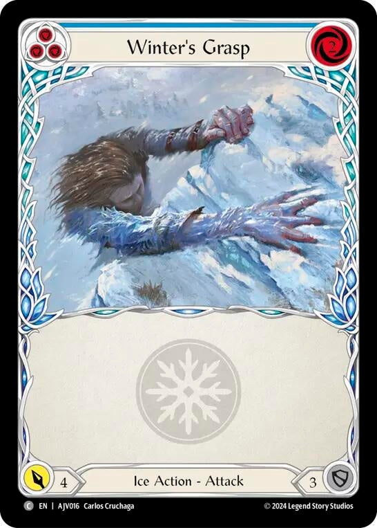 Winter’s Grasp (Blue) (16) - Flesh and Blood TCG Single