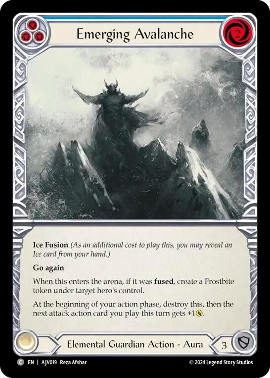 Emerging Avalanche (Blue) (19) - Flesh and Blood TCG Single