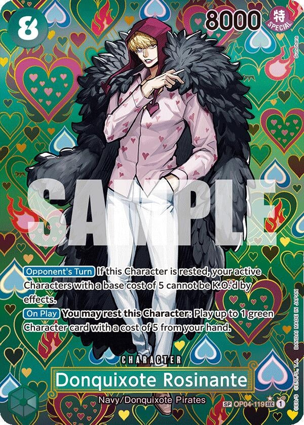 Donquixote Rosinante (SP) (4119) (OP09) - One Piece Card Game Single