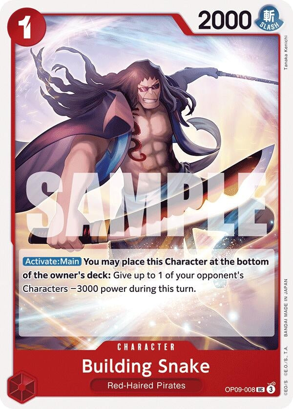 Building Snake (OP09-008) (OP09) - One Piece Card Game Single