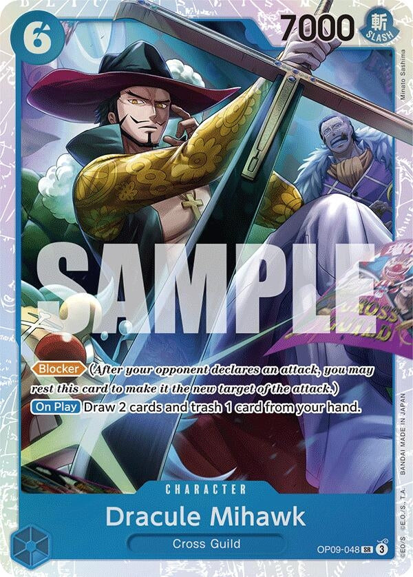 Dracule Mihawk (9048) (OP09) - One Piece Card Game Single