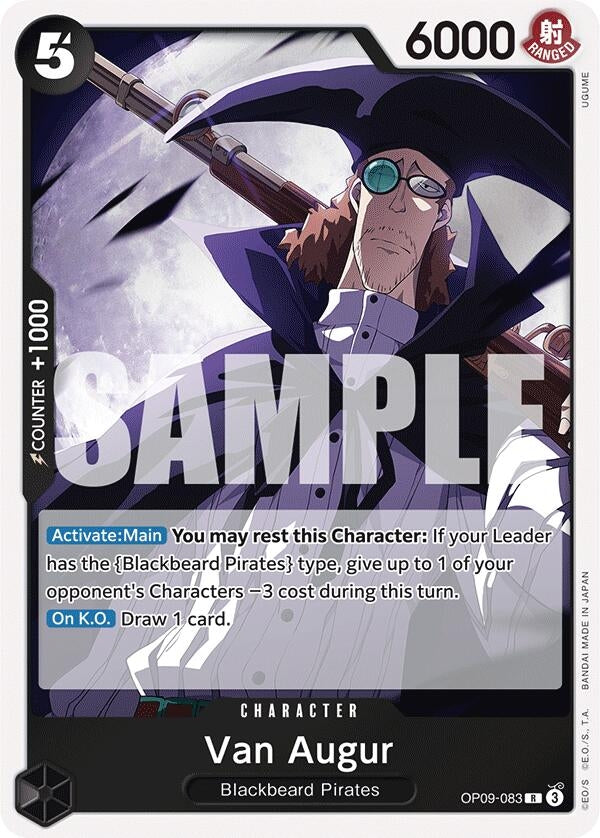 Van Augur (OP09-083) (OP09) - One Piece Card Game Single