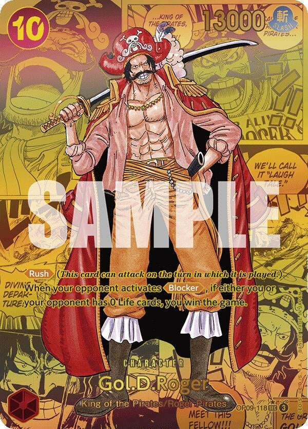 Gol.D.Roger (Parallel) (9118) (OP09) - One Piece Card Game Single