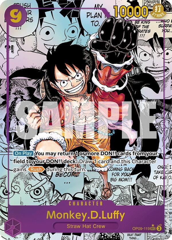 Monkey.D.Luffy (119) (Parallel) (9119) (OP09) - One Piece Card Game Single