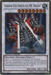 Karakuri Steel Shogun mdl 00X Bureido (5035) (GLD5) - YuGiOh Single