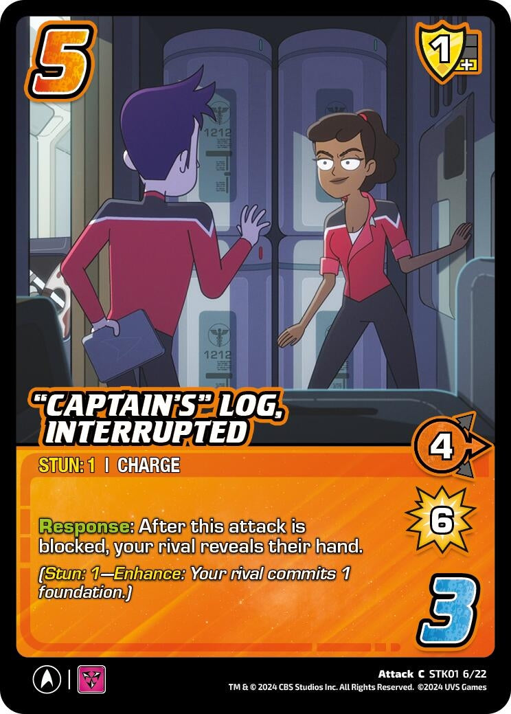 ’Captain’s’ Log Interrupted (1622) - UniVersus Single
