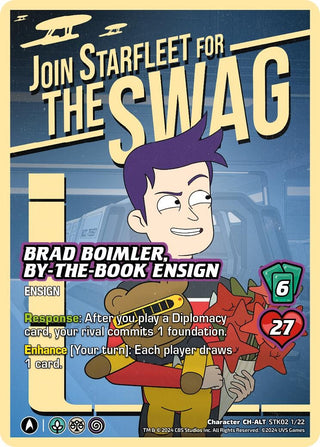 Brad Boimler By-the-Book Ensign (Alternate Art) (2122) - UniVersus Single