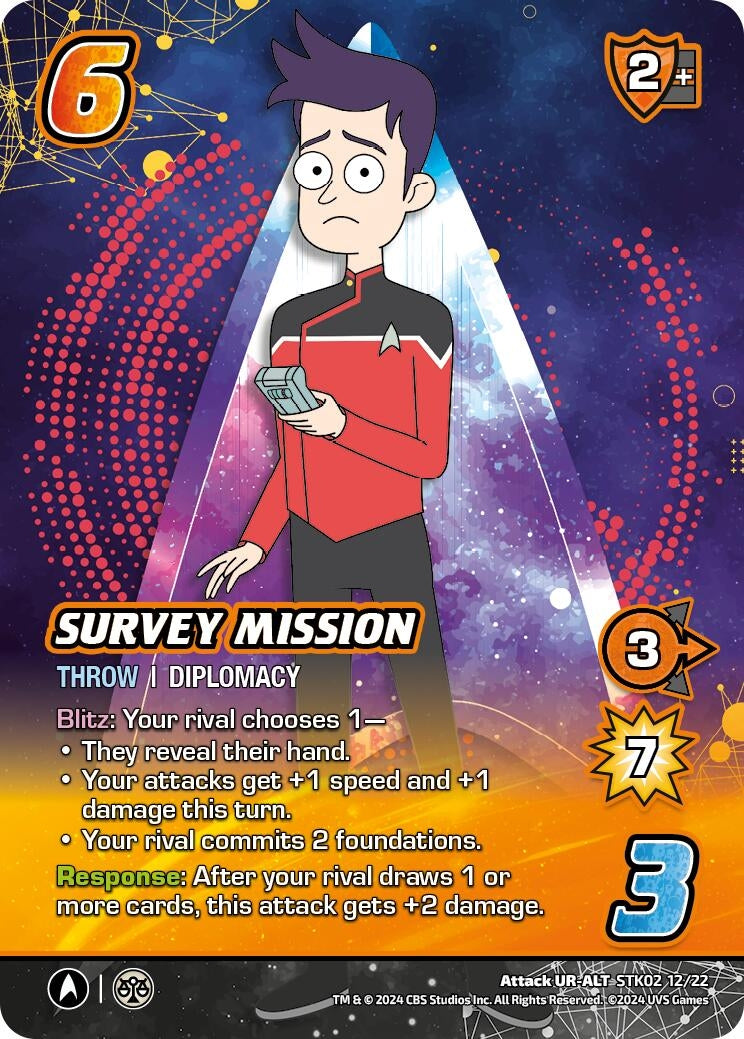 Survey Mission (Alternate Art) (21222) - UniVersus Single