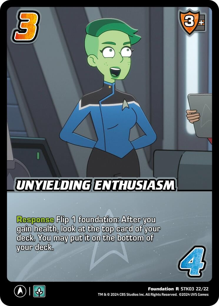 Unyielding Enthusiasm (32222) - UniVersus Single