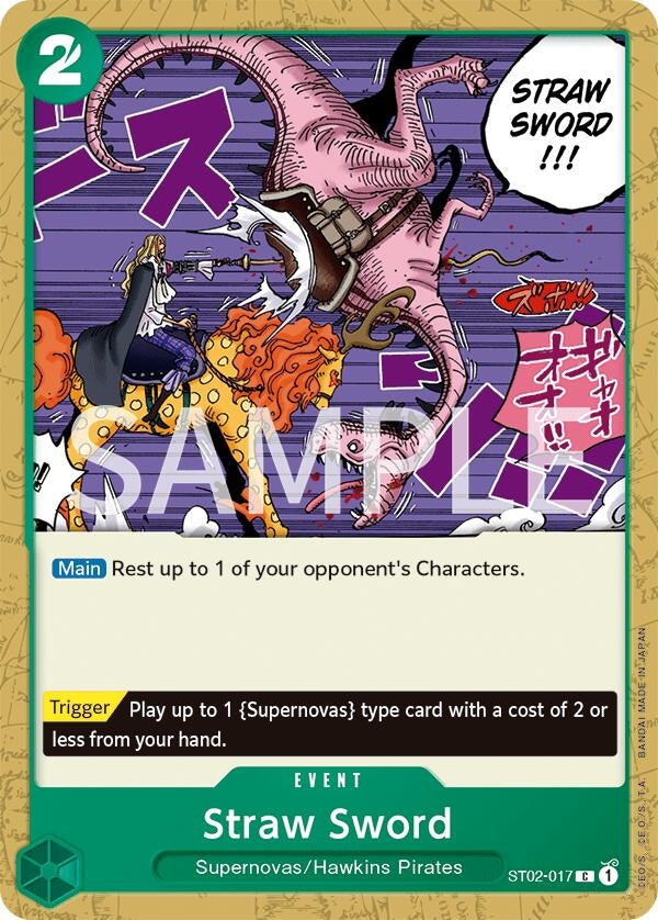 Straw Sword (2017) (OPRP) - One Piece Card Game Single