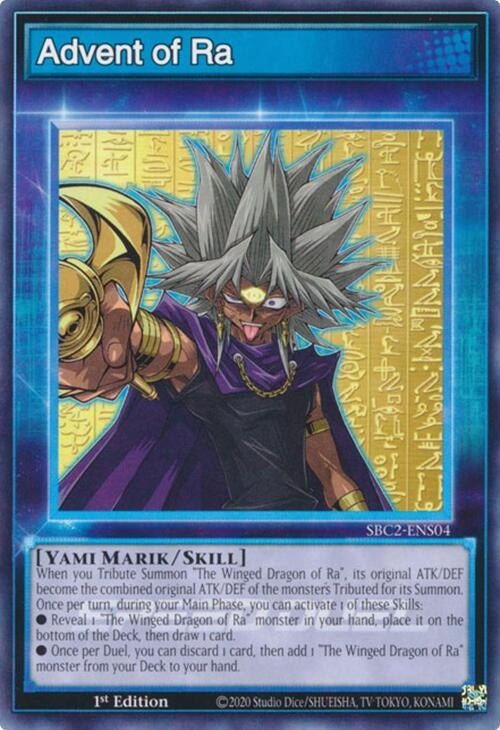 Advent of Ra (SBC2-ENS04) (SBC2) - YuGiOh Single