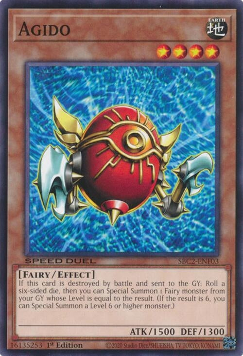 Agido (SBC2-ENF03) (SBC2) - YuGiOh Single