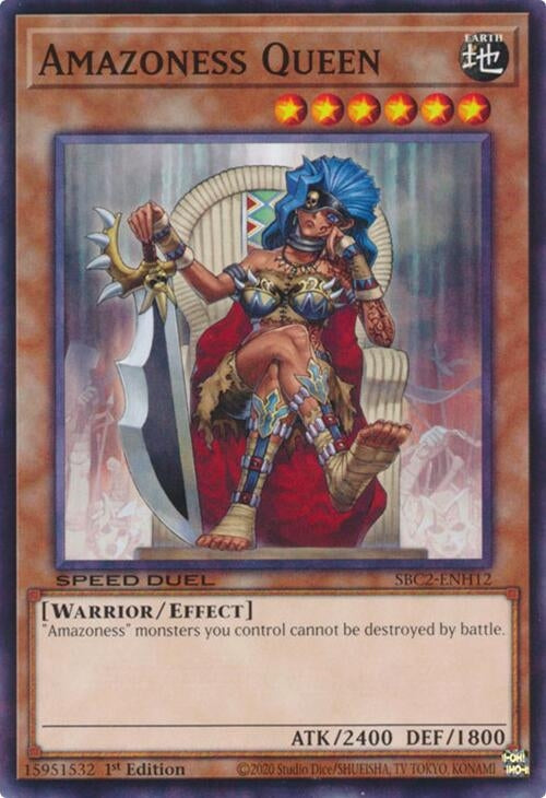 Amazoness Queen (SBC2-ENH12) (SBC2) - YuGiOh Single
