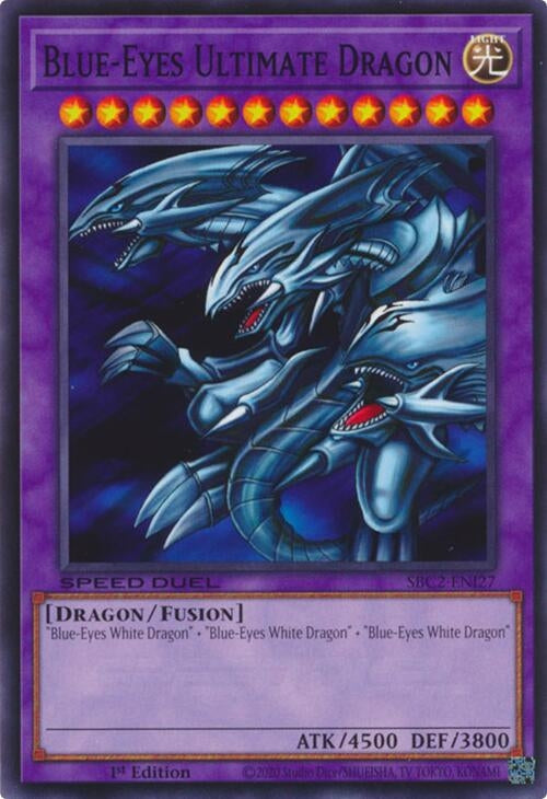Blue-Eyes Ultimate Dragon (SBC2-ENI27) (SBC2) - YuGiOh Single