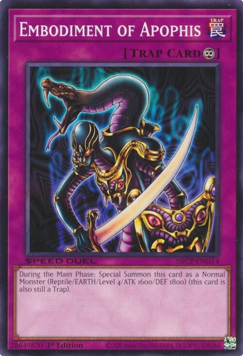 Embodiment of Apophis (SBC2-ENG14) (SBC2) - YuGiOh Single