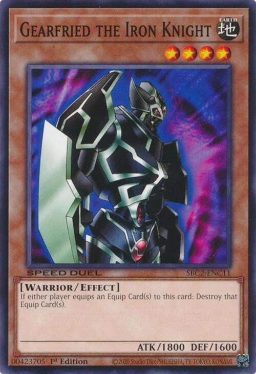 Gearfried the Iron Knight (SBC2-ENC11) (SBC2) - YuGiOh Single