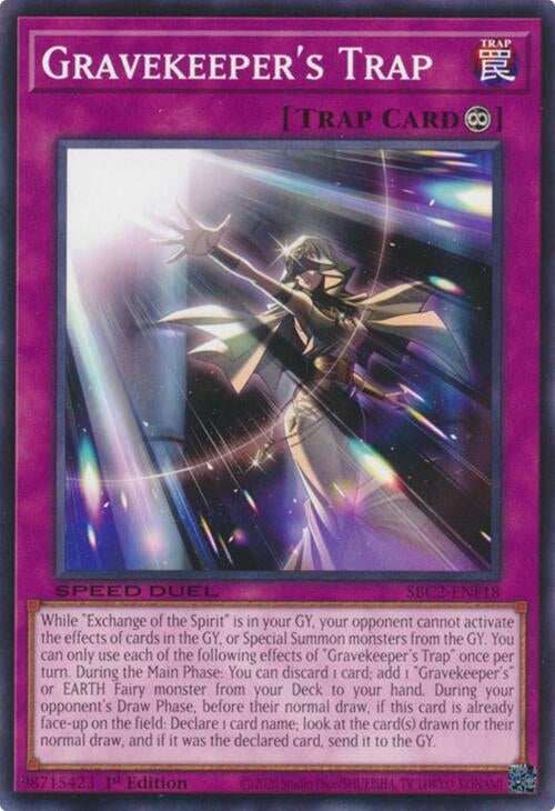 Gravekeeper’s Trap (SBC2-ENF18) (SBC2) - YuGiOh Single