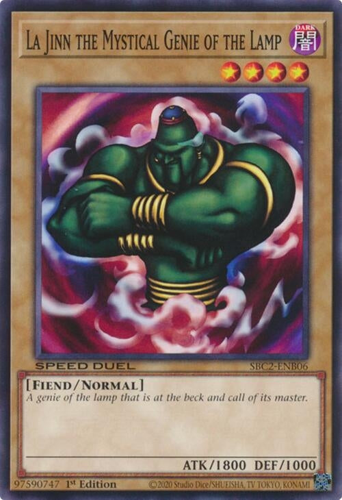 La Jinn the Mystical Genie of the Lamp (SBC2-ENB06) (SBC2) - YuGiOh Single