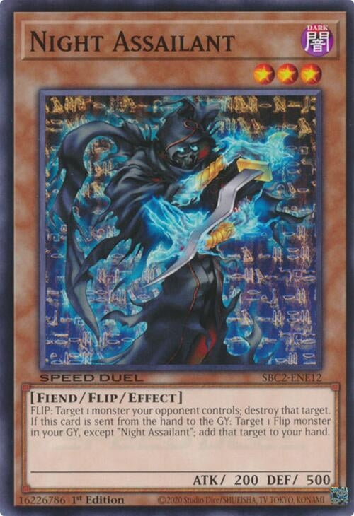Night Assailant (SBC2-ENE13) (SBC2) - YuGiOh Single