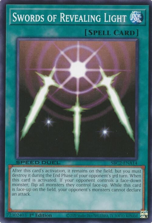 Swords of Revealing Light (SBC2-ENA14) (SBC2-ENA14) (SBC2) - YuGiOh Single