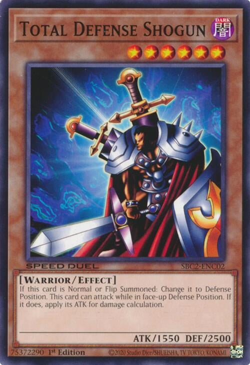 Total Defense Shogun (SBC2-ENC02) (SBC2) - YuGiOh Single