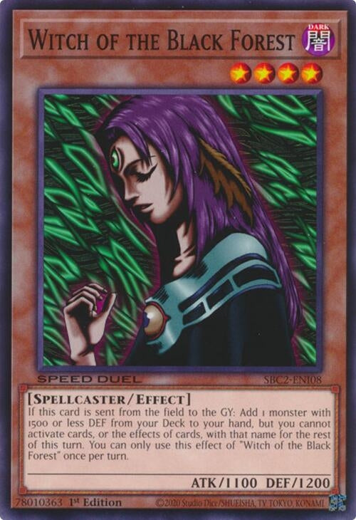 Witch of the Black Forest (SBC2-ENI08) (SBC2) - YuGiOh Single