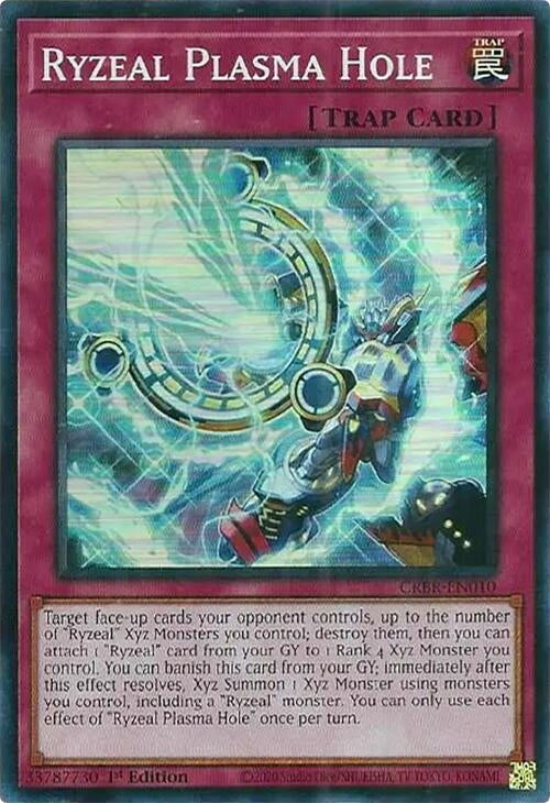 Ryzeal Plasma Hole (SR) (CRBR-EN010) - YuGiOh Single