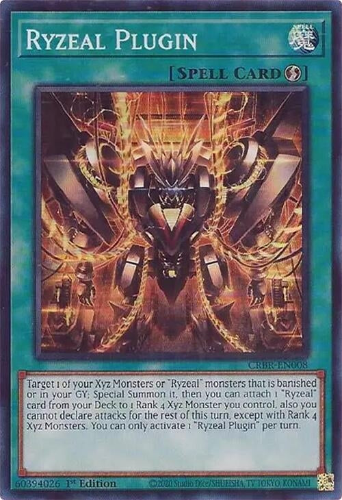Image for Ryzeal Plugin (SR) (CRBR-EN008) (Crossover Breakers) - YuGiOh