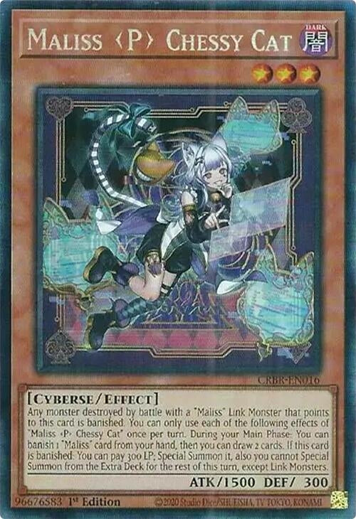 Maliss P Chessy Cat (CR) (CRBR-EN016) - YuGiOh Single