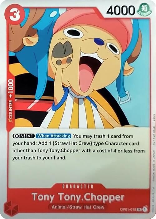 Tony Tony.Chopper (015) (OP01-015) (OPDD) - One Piece Card Game Single