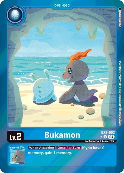 Bukamon (Limited Foil) (EX8-002 U) - Digimon Card Game Single