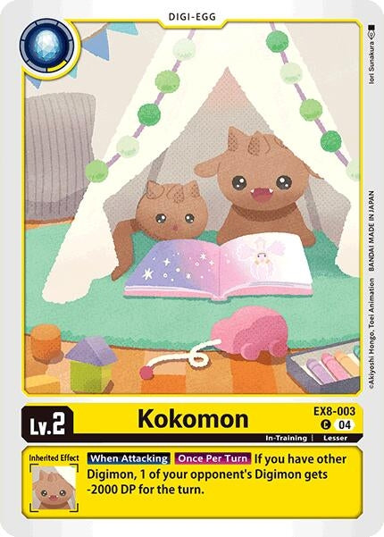 Kokomon (EX8-003 C) - Digimon Card Game Single