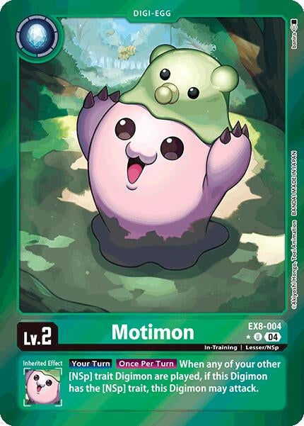 Motimon (Limited Foil) (EX8-004 U) - Digimon Card Game Single