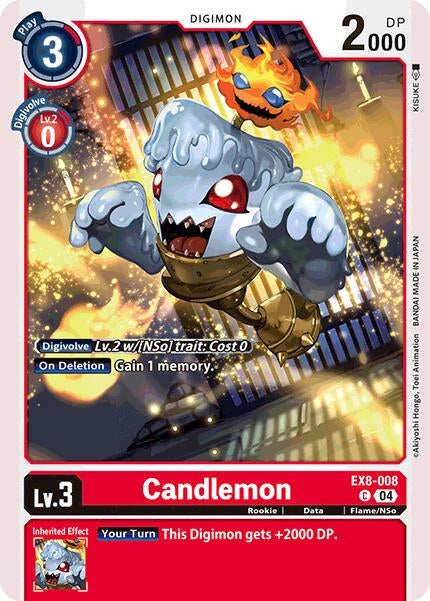 Candlemon (EX8-008 C) - Digimon Card Game Single