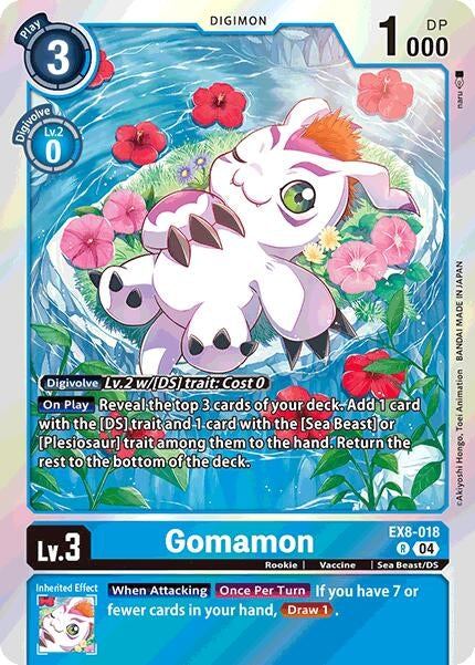 Gomamon (EX8-018 R) - Digimon Card Game Single
