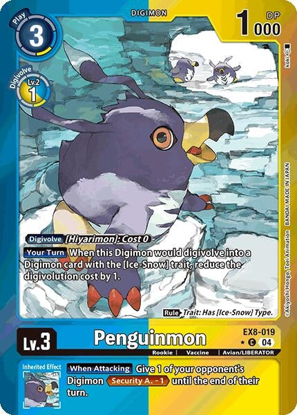 Penguinmon (Limited Foil) (EX8-019 C) - Digimon Card Game Single