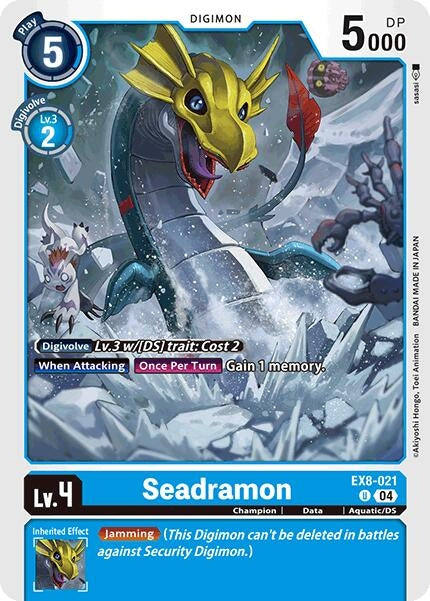 Seadramon (EX8-021 U) - Digimon Card Game Single