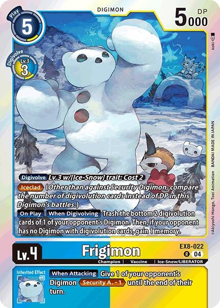 Frigimon (EX8-022 R) - Digimon Card Game Single